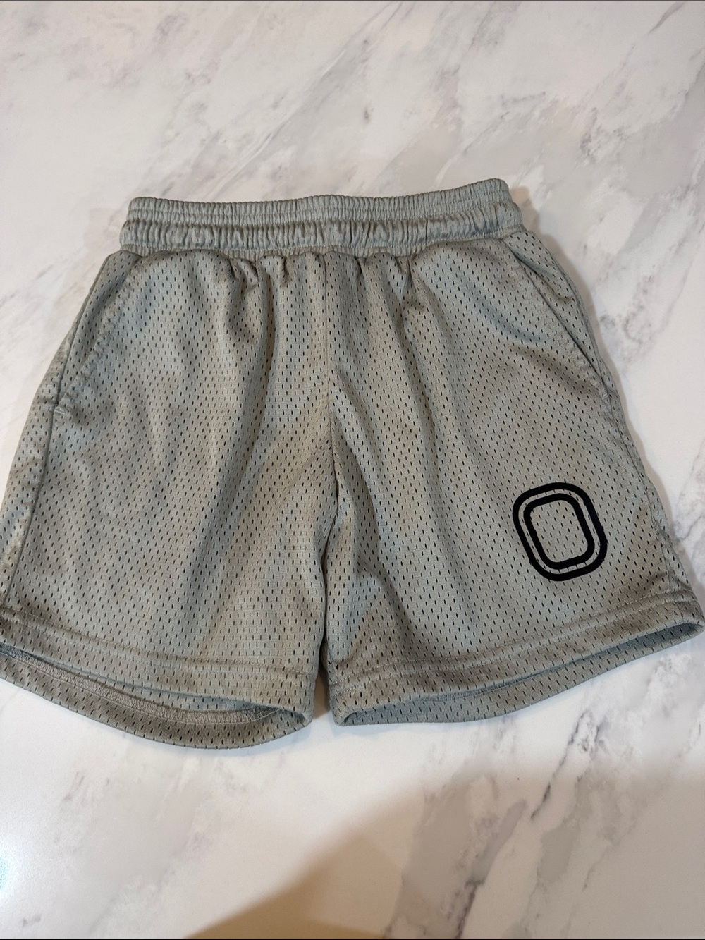 Overtime mesh gray shorts size YM